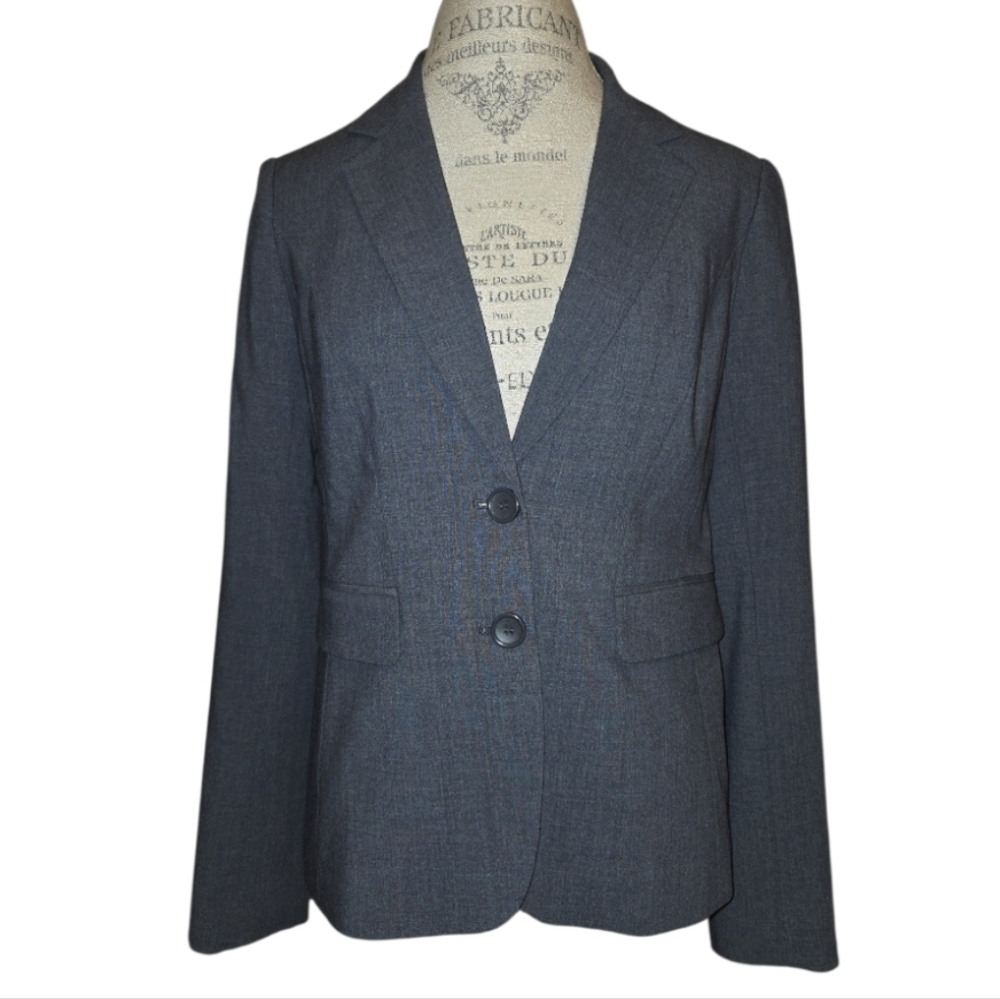 The Limited Gray Professional Two Button Tailored Blazer Suit Jacket Size 10 NWT
